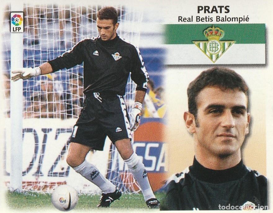 Cromos de f&uacute;tbol: ESTE 99-00. PRATS. NUNCA PEGADO.