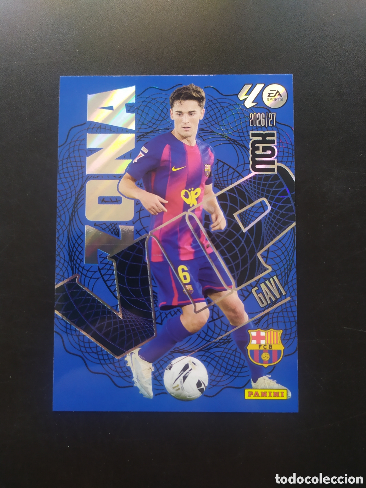 Cromos de f&uacute;tbol: Megacracks 2026 2027 26 27 panini Gavi zona vip n&deg; 394 Barcelona