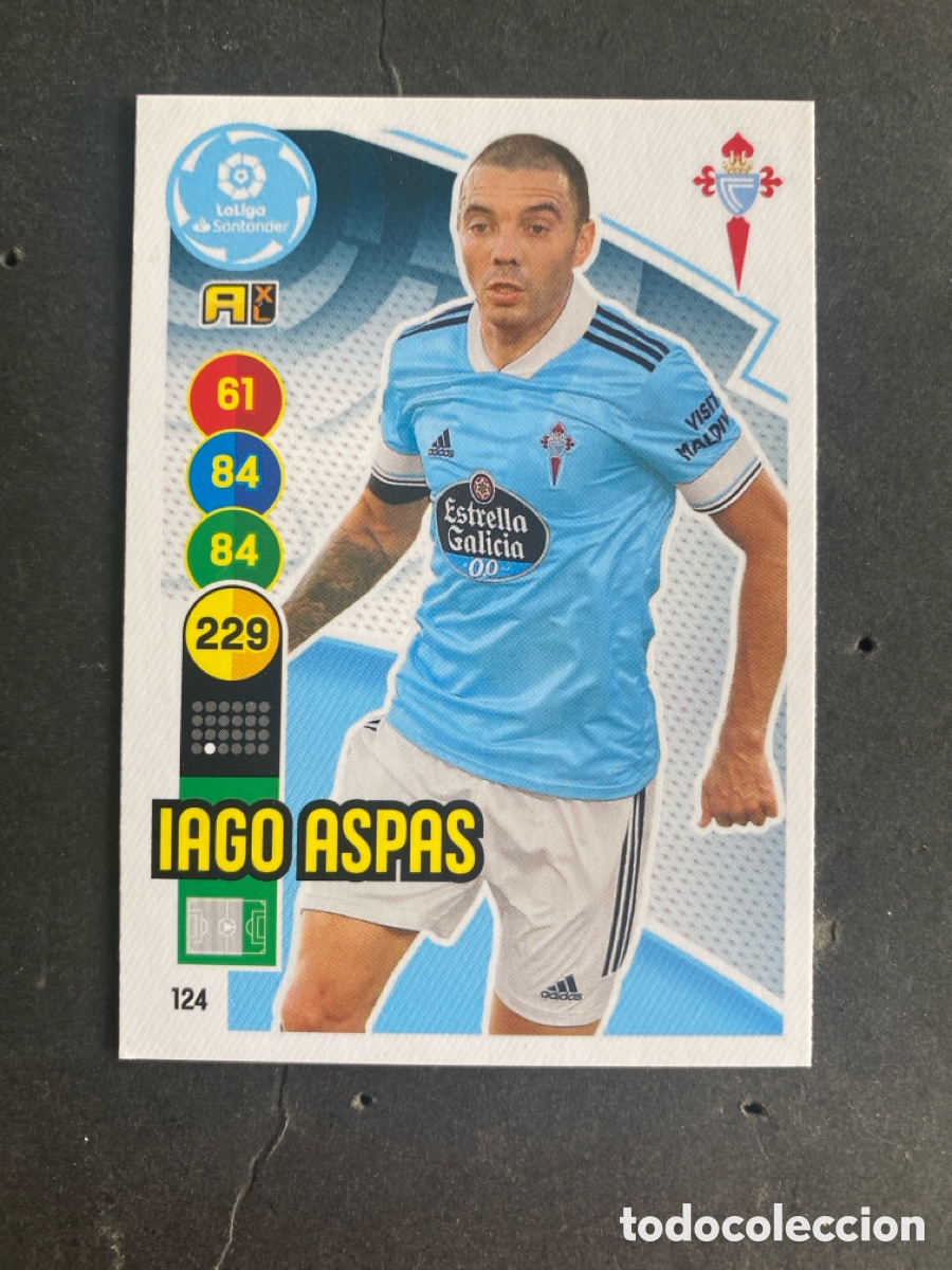 Cromos de f&uacute;tbol: Cromo Adrenalyn liga 20/21 Celta N* 124