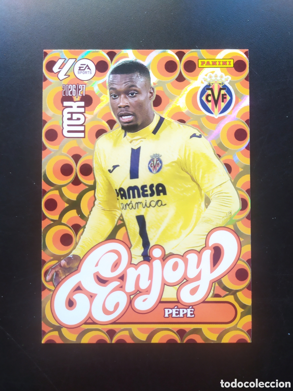 Cromos de f&uacute;tbol: Megacracks 2026 2027 26 27 panini Pep&eacute; enjoy n&deg; 386 Villarreal