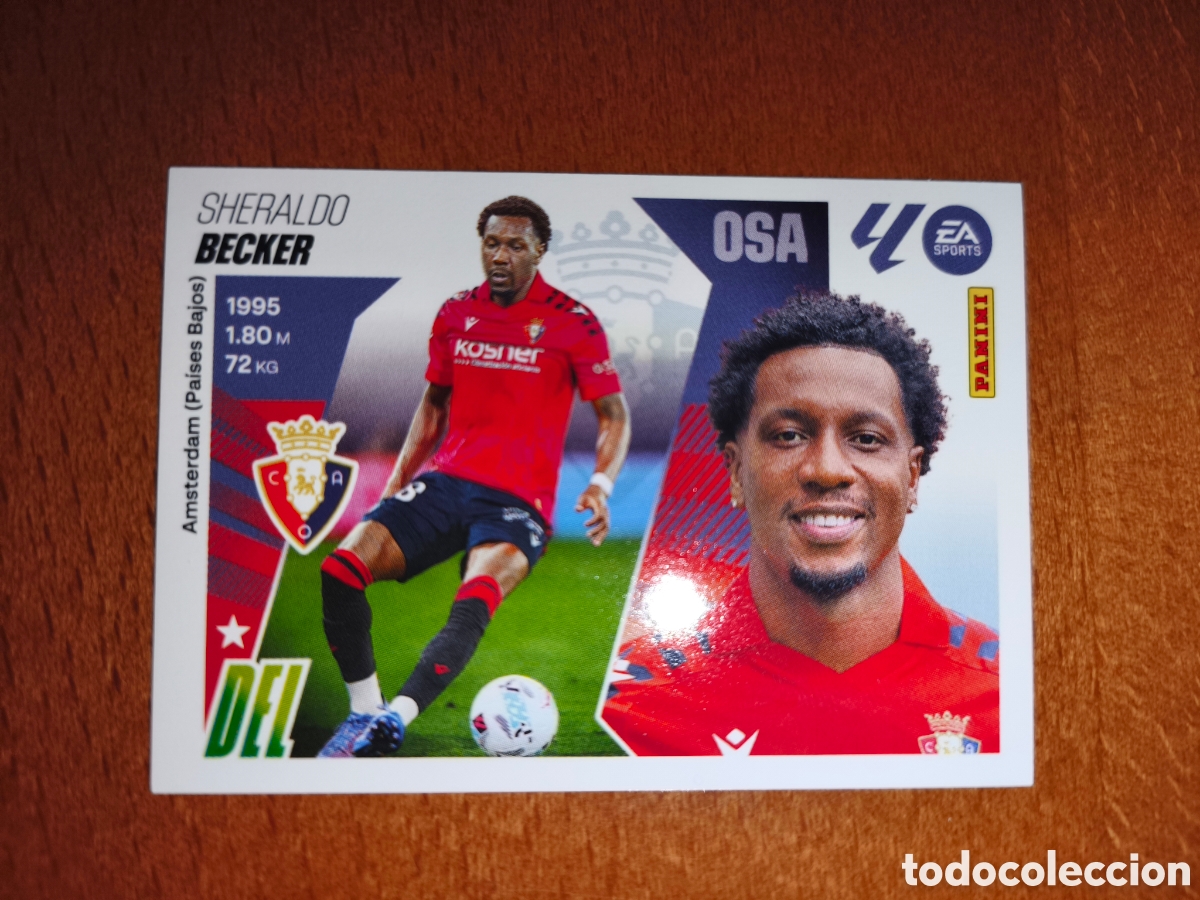 Cromos de f&uacute;tbol: Becker fichaje n&deg;48 liga este 25/26 Osasuna