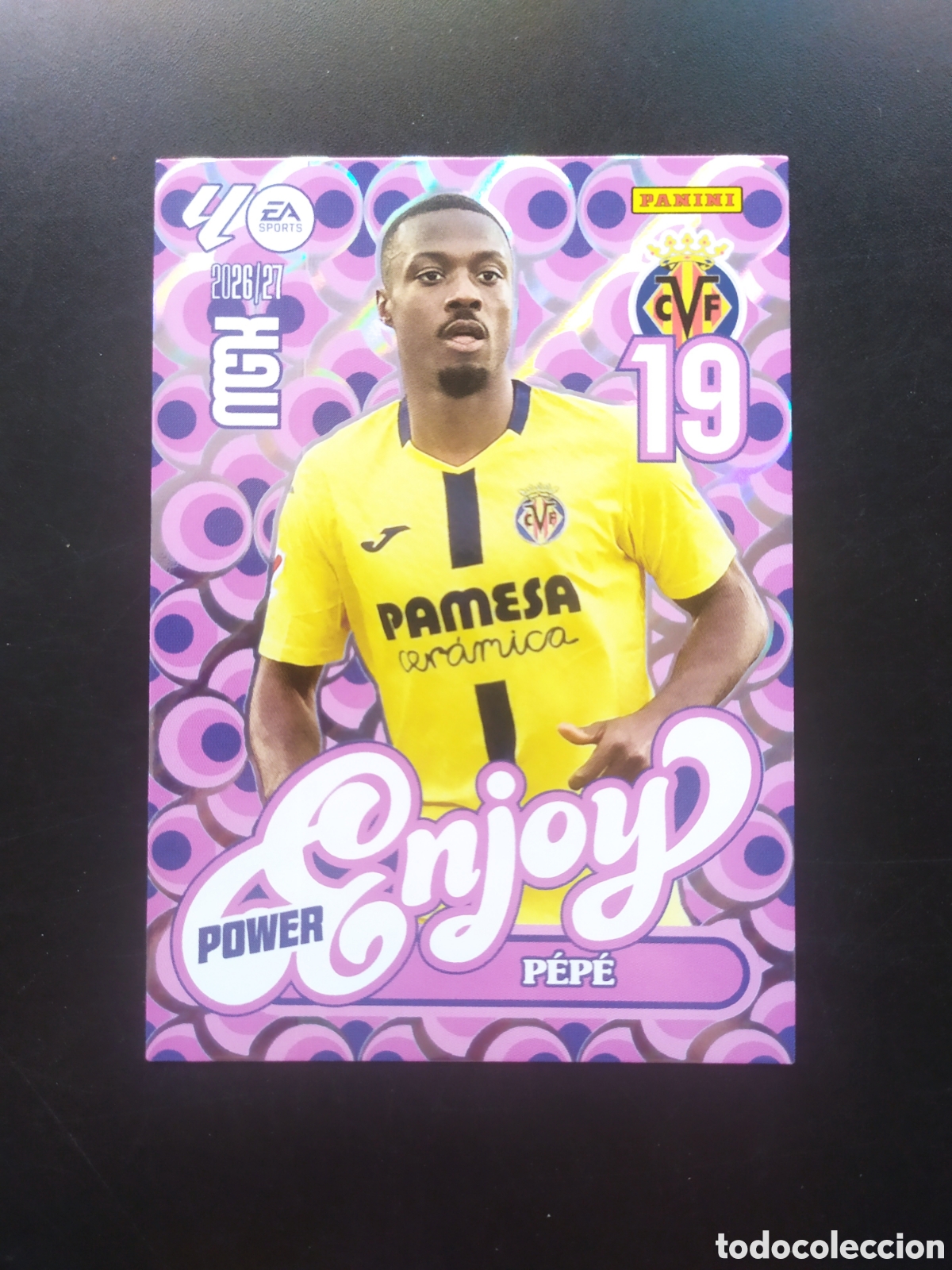 Cromos de f&uacute;tbol: Megacracks 2026 2027 26 27 panini Pep&eacute; enjoy power n&deg; 386P 386 P Villarreal