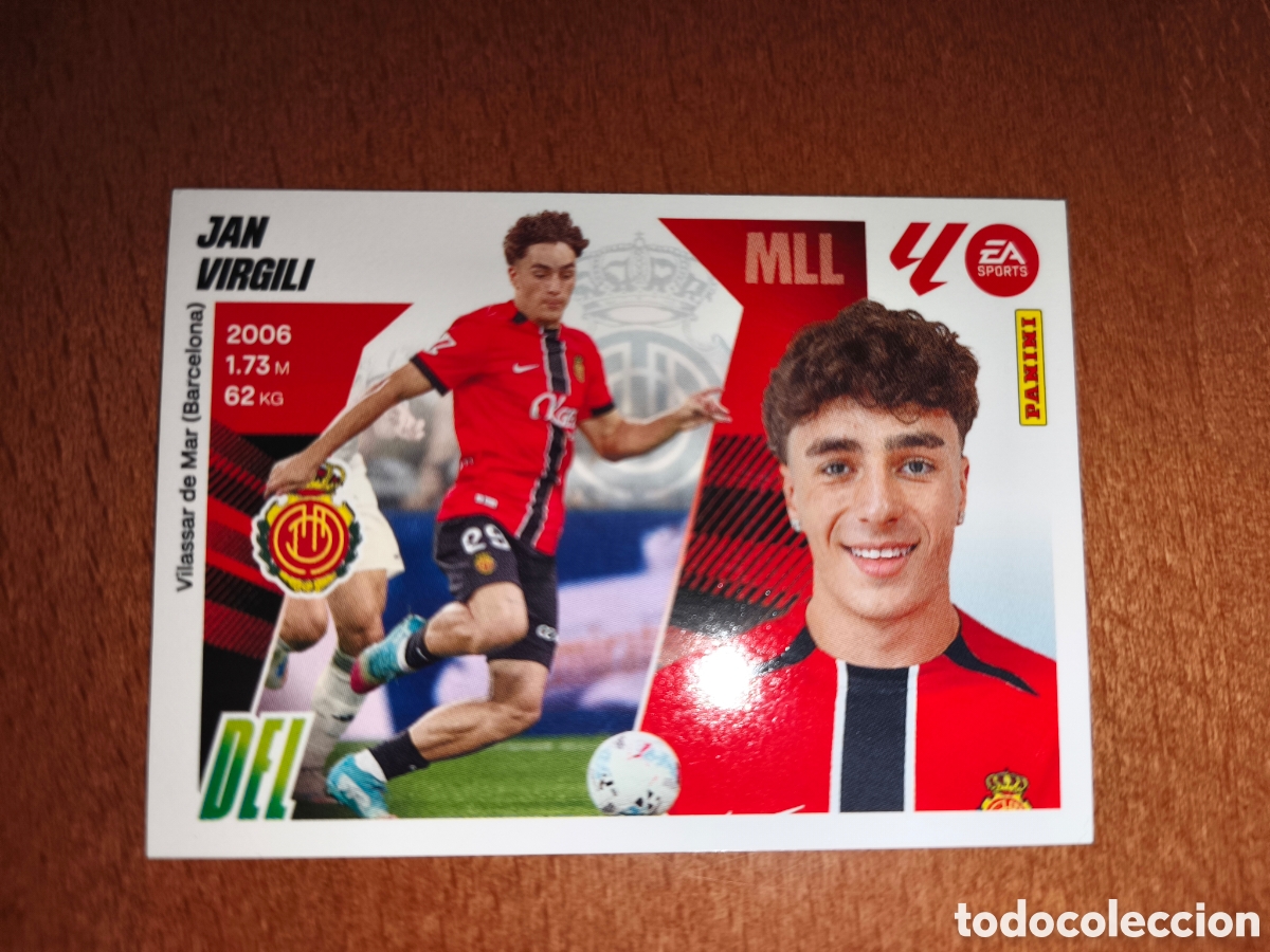 Cromos de f&uacute;tbol: Jan Virgili fichaje n&deg;49 liga este 25/26 Real Mallorca