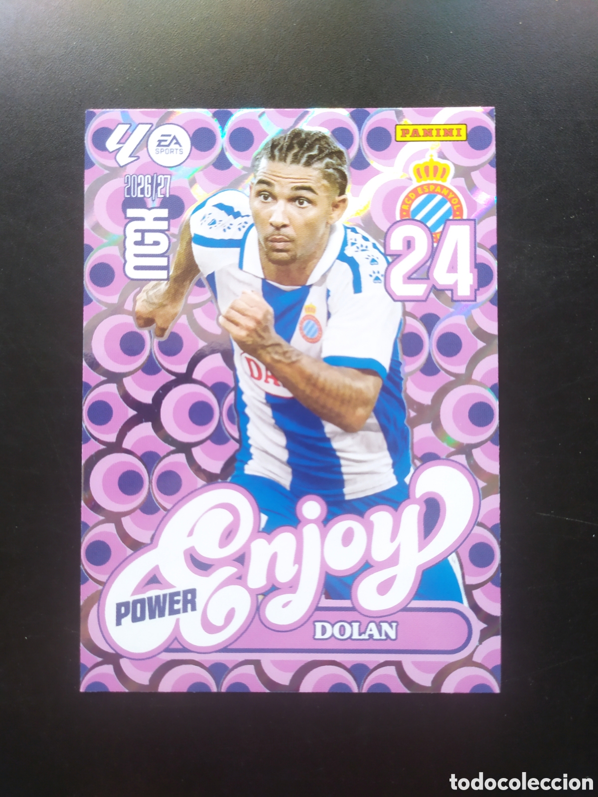 Cromos de f&uacute;tbol: Megacracks 2026 2027 26 27 panini Dolan enjoy power n&deg; 382P 382 P Espanyol