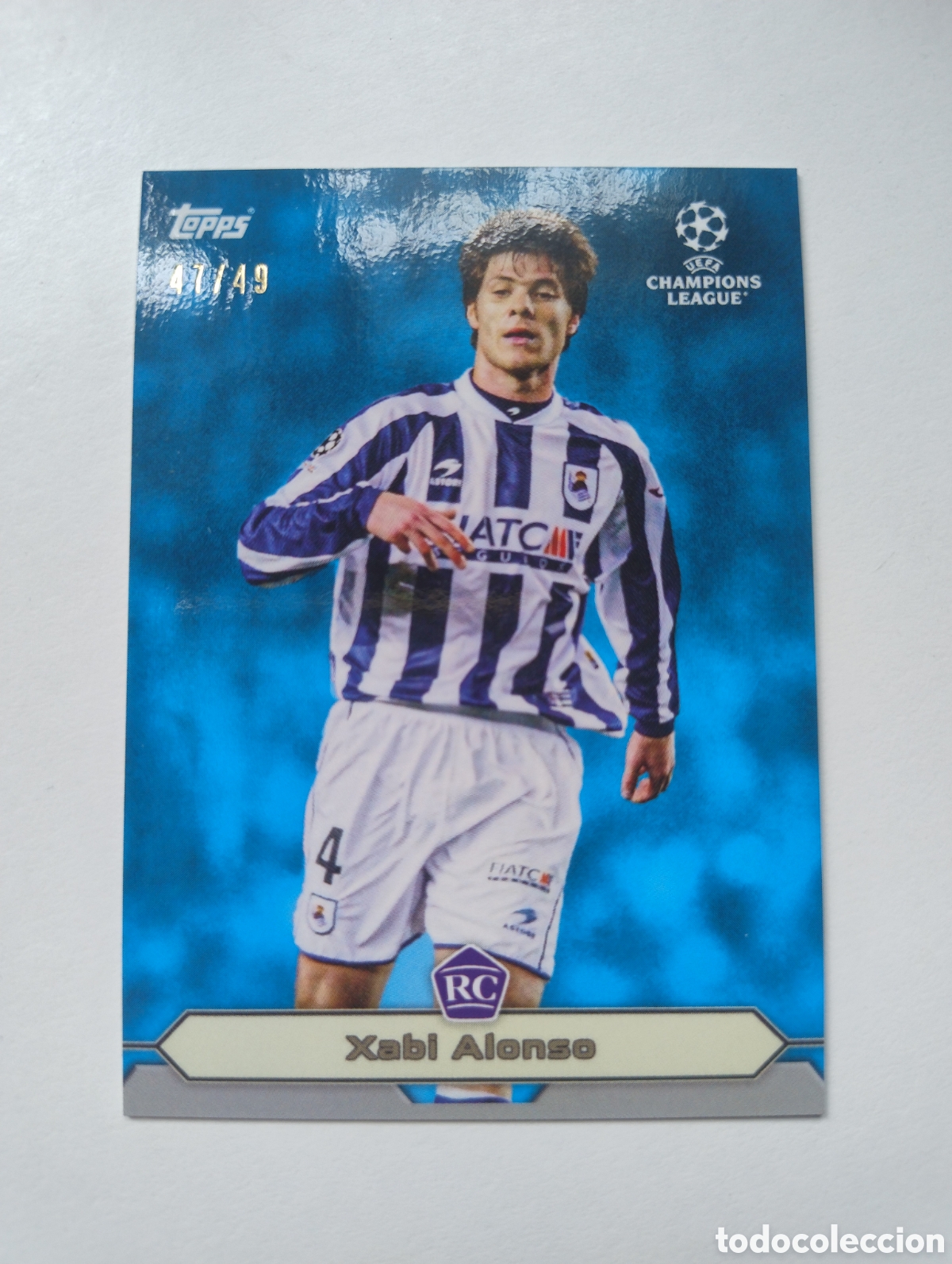 Cromos de f&uacute;tbol: Xabi Alonso - Real Sociedad - Topps Lost Rookie Paralela Numerada 47 / 49
