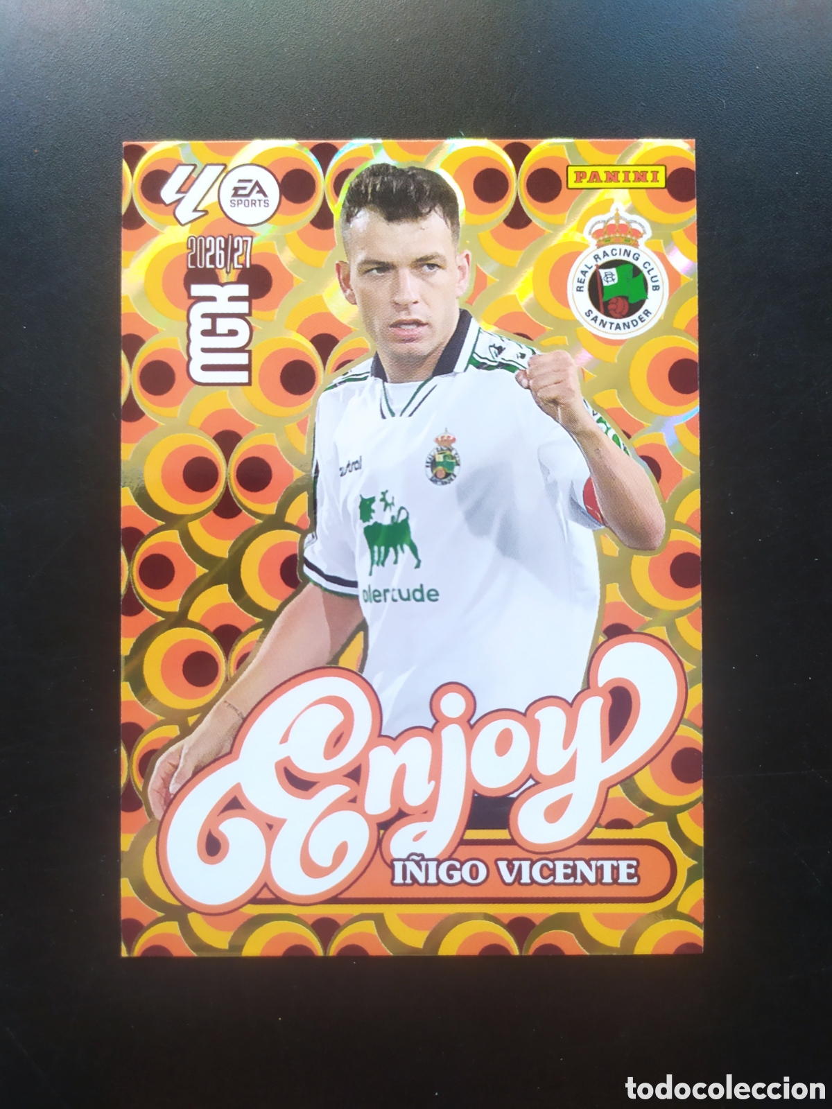 Fu&szlig;ball-Sticker: Megacracks 2026 2027 26 27 panini I&ntilde;igo Vicente enjoy n&deg; 383 Racing Santander