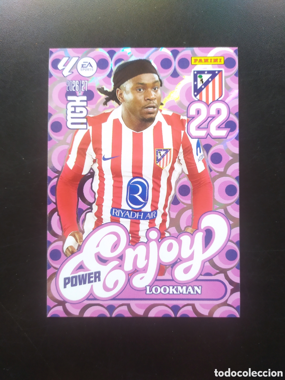 Cromos de Futebol: Megacracks 2026 2027 26 27 panini Lookman enjoy power n&deg; 385P 385 P Atl&eacute;tico Madrid