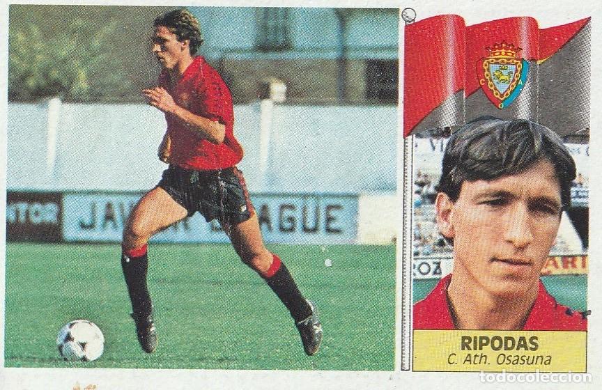 Cromos de f&uacute;tbol: ESTE 86-87. R&Iacute;PODAS. RECUPERADO DE &Aacute;LBUM.