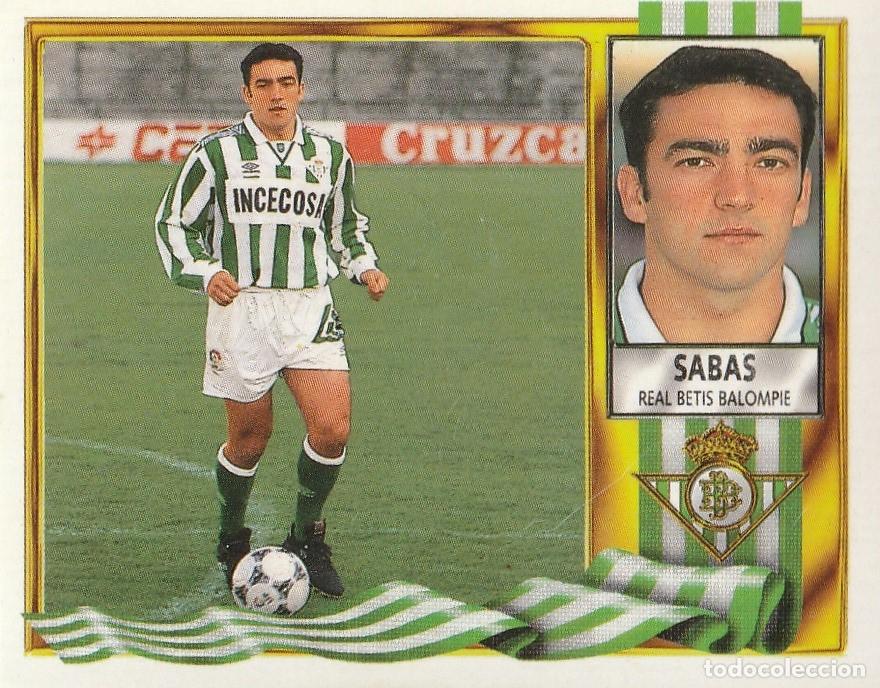 Football Stickers: ESTE 95-96 SABAS. NUNCA PEGADO.