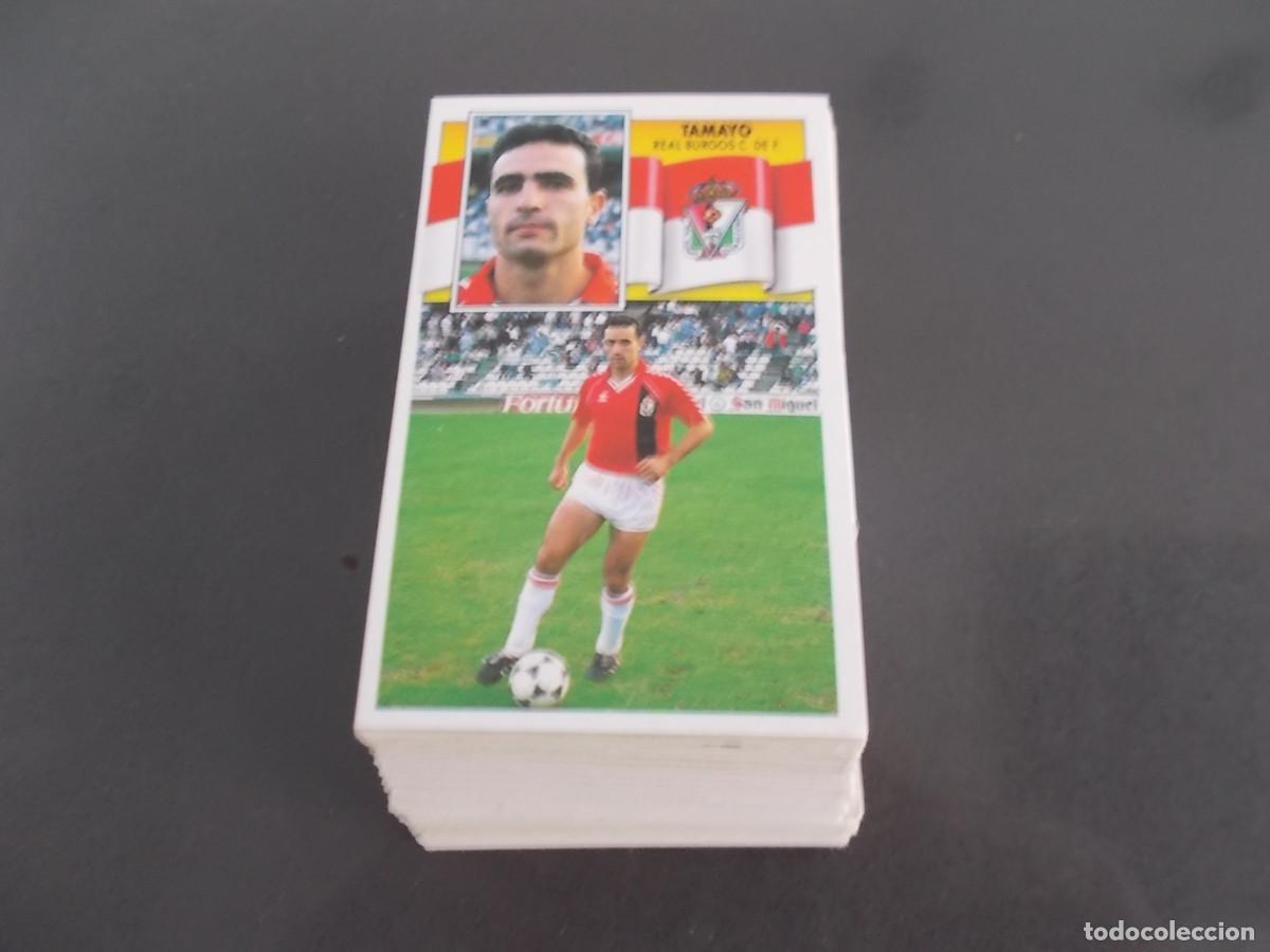 Cromos de f&uacute;tbol: LOTE 100 CROMOS ESTE 90-91 SIN PEGAR TODOS DIFERENTES 1 BAJA 3 FICHAJES