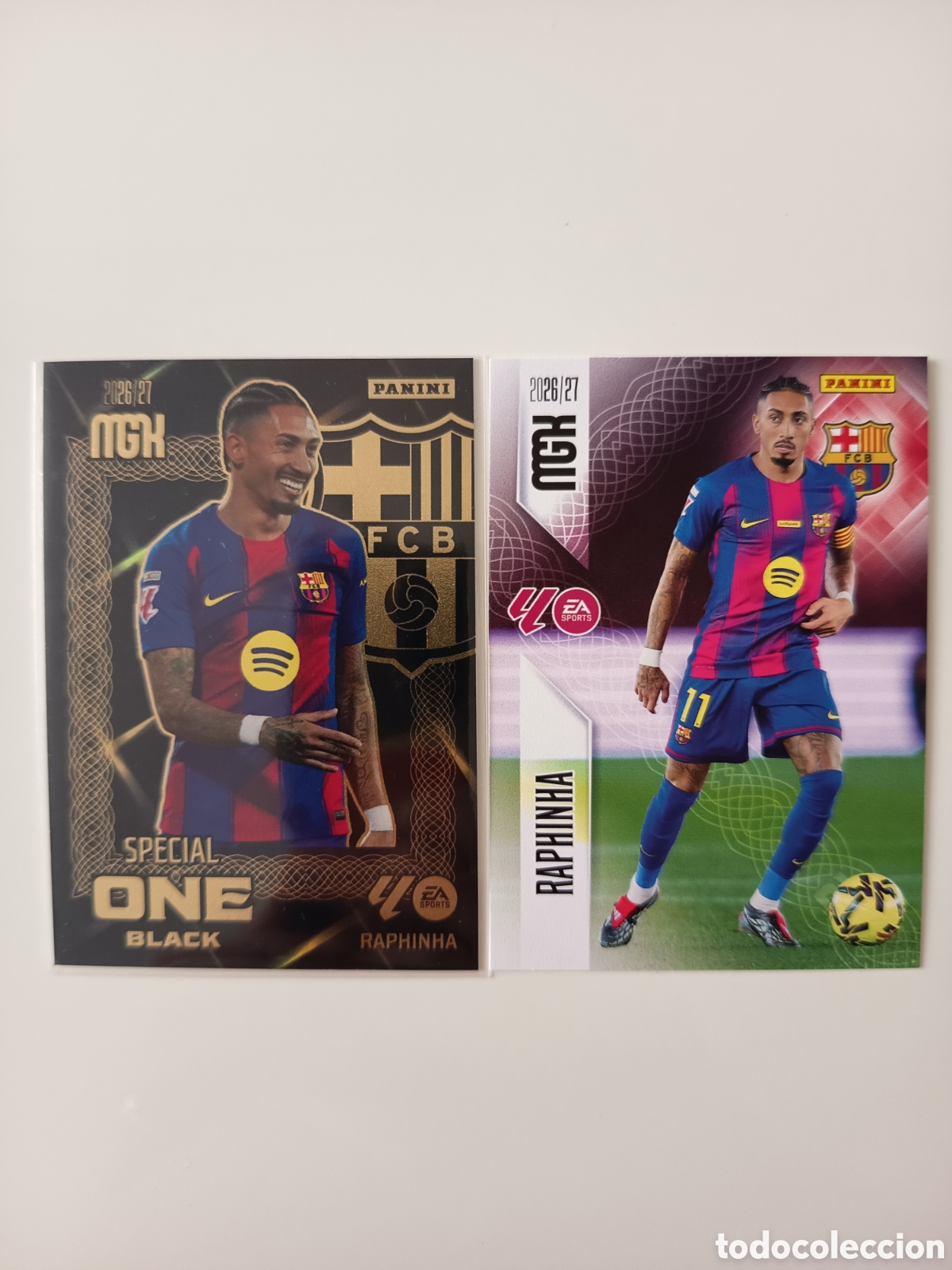 Cromos de f&uacute;tbol: Raphinha special one black megacracks