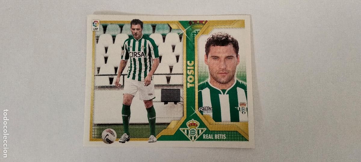 Cromos de f&uacute;tbol: LIGA ESTE 2011 - 12 . COLOCA TOSIC 3.B . REAL BETIS -- CROMO DESCATALOGADO -- LEER ANUNCIO.
