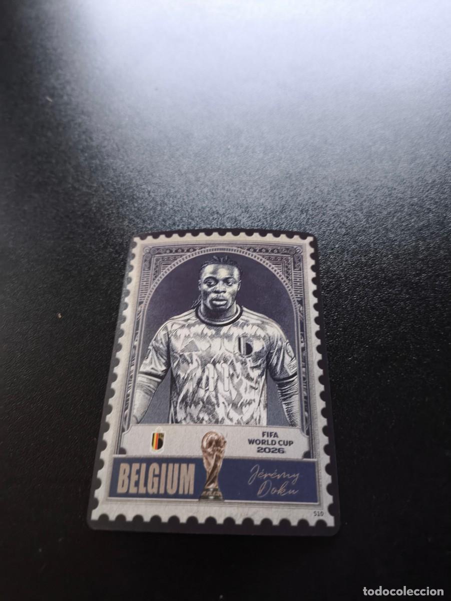 Cromos de f&uacute;tbol: 510 J&eacute;r&eacute;my Doku BELGIUM STAMP PANINI KAYOU FIFA WORLD CUP MUNDIAL 2026 LIGA ESTE MEGACRACKS