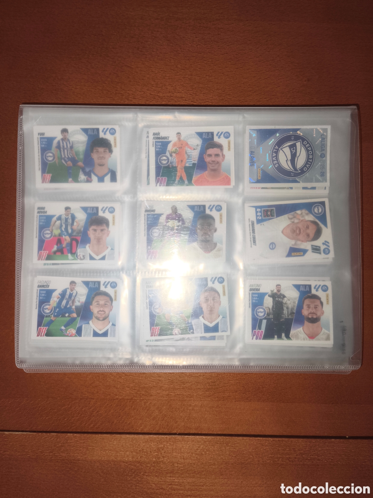 Cromos de f&uacute;tbol: Colecci&oacute;n Completa liga este 25/26 Leer