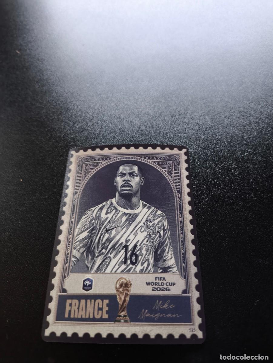 Cromos de f&uacute;tbol: 525 Mike Maignan FRANCE FRANCIA STAMP PANINI KAYOU FIFA WORLD CUP MUNDIAL 2026 LIGA ESTE MEGACRACKS