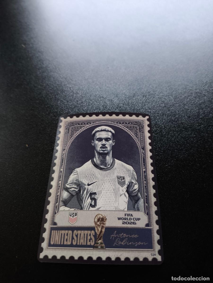 Cromos de f&uacute;tbol: 524 Antonee Robinson USA EEUU STAMP PANINI KAYOU FIFA WORLD CUP MUNDIAL 2026 LIGA ESTE MEGACRACKS