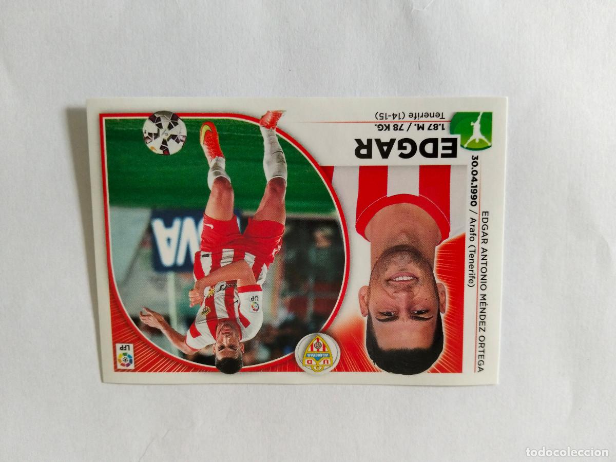 Cromos de f&uacute;tbol: LIGA ESTE 2014 - 15. COLOCA EDGAR 16.BIS - ALMERIA -- CROMO DESCATALOGADO -- LEER ANUNCIO.