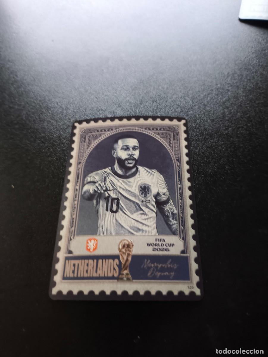Figurine di Calcio: 520 Memphis Depay Netherlands STAMP PANINI KAYOU FIFA WORLD CUP MUNDIAL 2026 LIGA ESTE MEGACRACKS