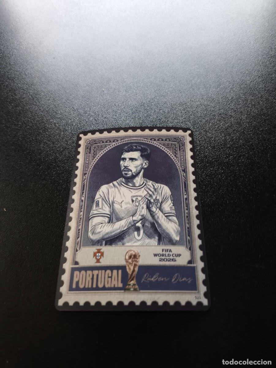 Cromos de f&uacute;tbol: 521 R&uacute;ben Dias PORTUGAL STAMP PANINI KAYOU FIFA WORLD CUP MUNDIAL 2026 LIGA ESTE MEGACRACKS