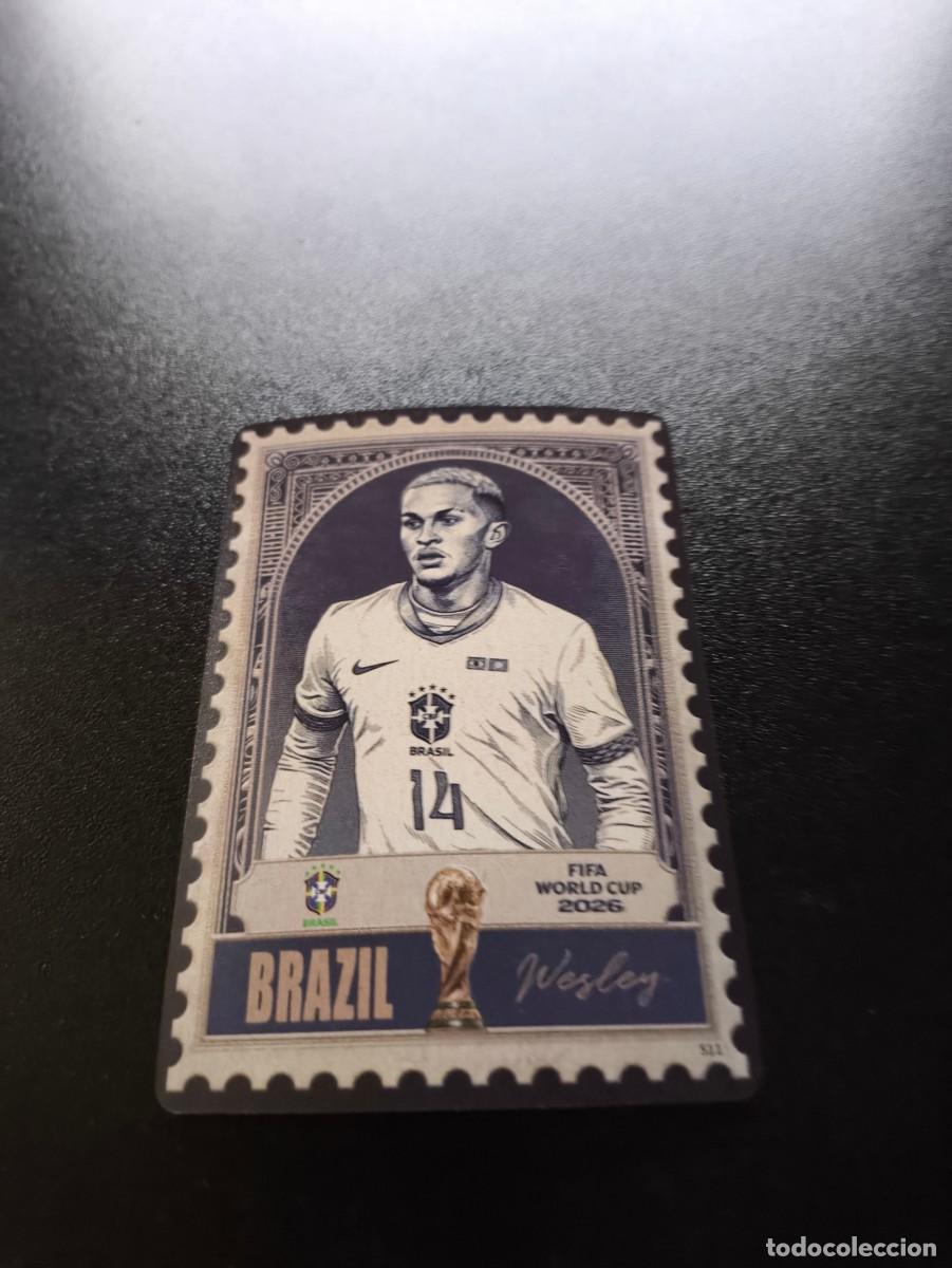 Cromos de f&uacute;tbol: 511 Wesley BRASIL BRAZIL STAMP PANINI KAYOU FIFA WORLD CUP MUNDIAL 2026 LIGA ESTE MEGACRACKS