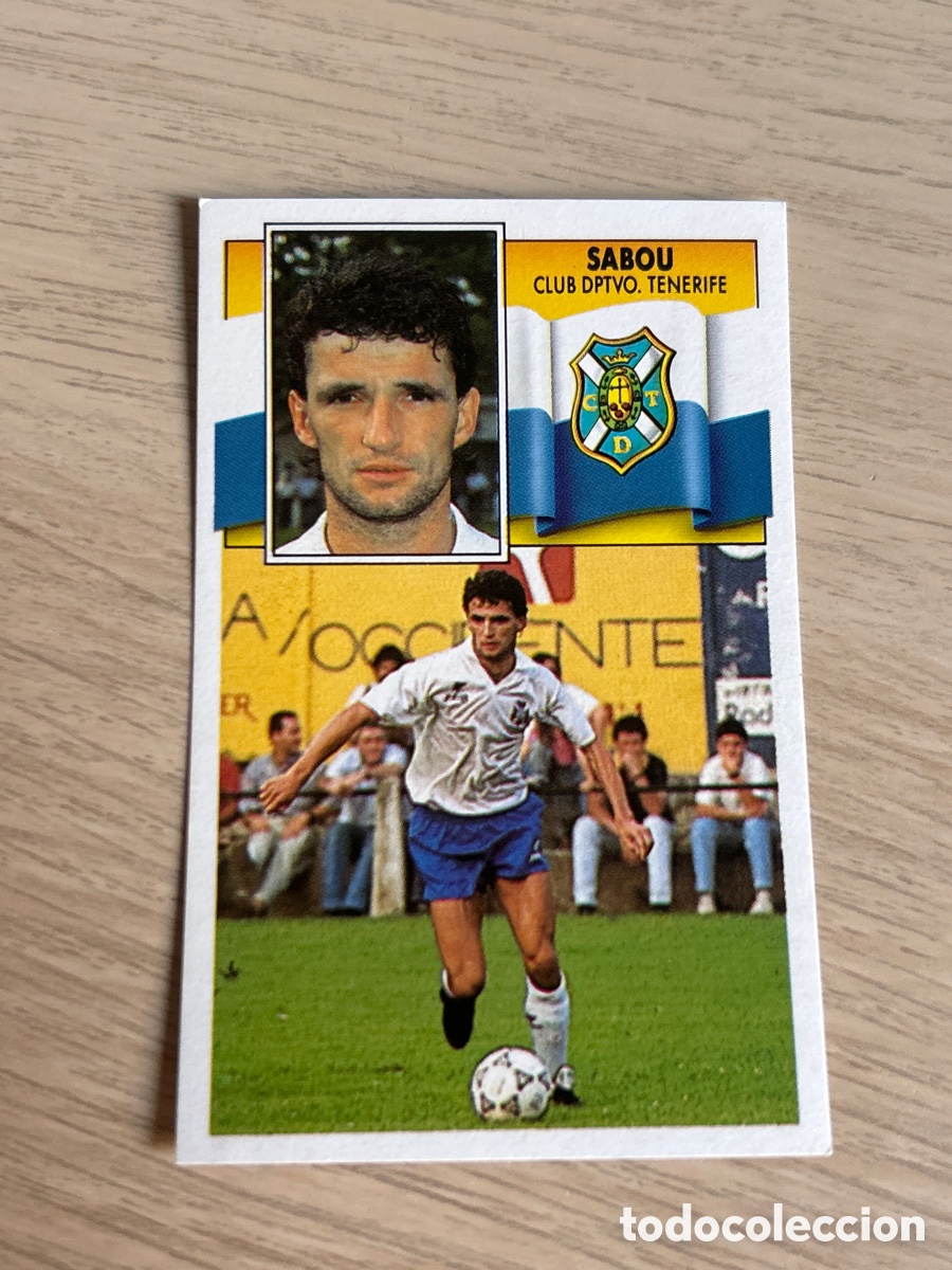 Cartes &agrave; collectionner de Football: SABOU TENERIFE COLOCA LIGA ESTE 1990 1991 90 91 NUNCA PEGADO SIN PEGAR