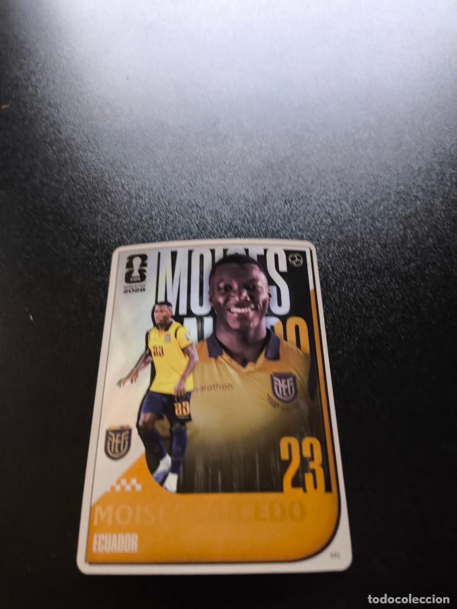 Cartes &agrave; collectionner de Football: 541 Mois&eacute;s Caicedo ECUADOR PICTORIAL PANINI KAYOU FIFA WORLD CUP MUNDIAL 2026 LIGA ESTE MEGACRACKS