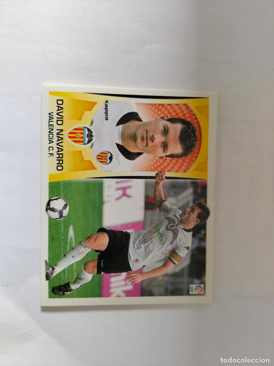 Fu&szlig;ball-Sticker: LIGA ESTE 2009 - 10 . COLOCA DAVID NAVARRO 8.B . VALENCIA -- CROMO DESCATALOGADO -- LEER ANUNCIO.