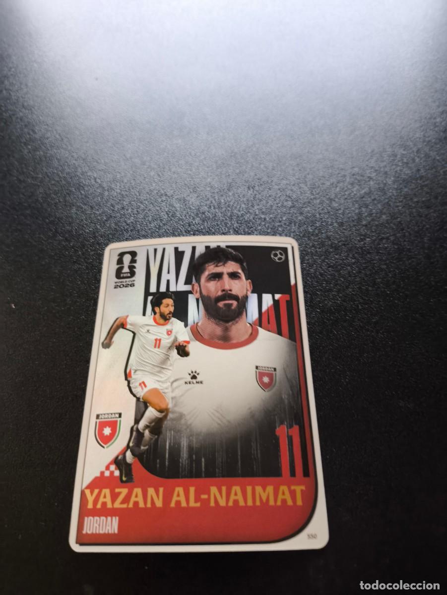 Fu&szlig;ball-Sticker: 550 Yazan Al-Naimat JORDAN PICTORIAL PANINI KAYOU FIFA WORLD CUP MUNDIAL 2026 N LIGA ESTE MEGACRACKS