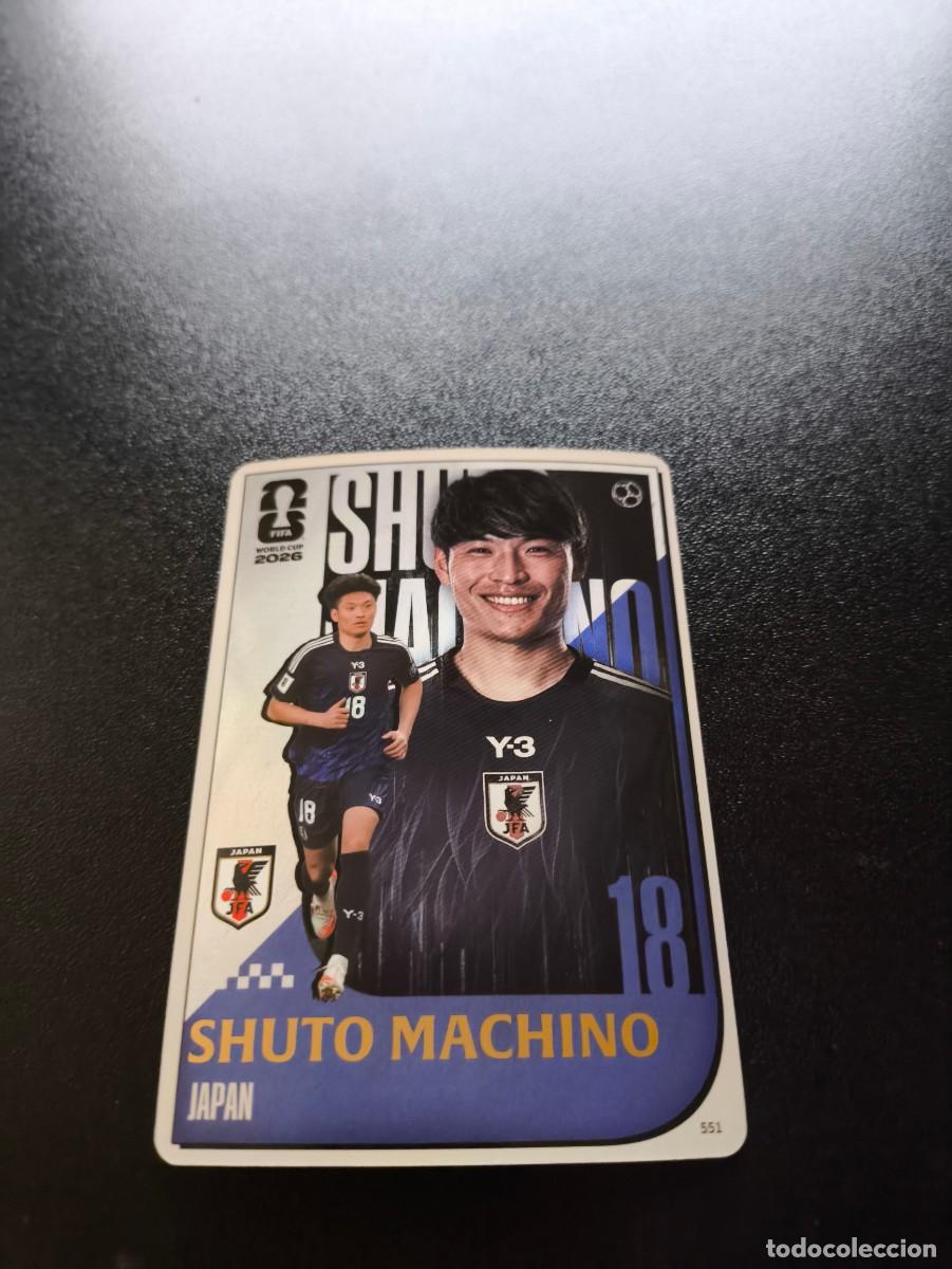 Fu&szlig;ball-Sticker: 551 Shuto Machino JAPAN PICTORIAL PANINI KAYOU FIFA WORLD CUP MUNDIAL 2026 N LIGA ESTE MEGACRACKS