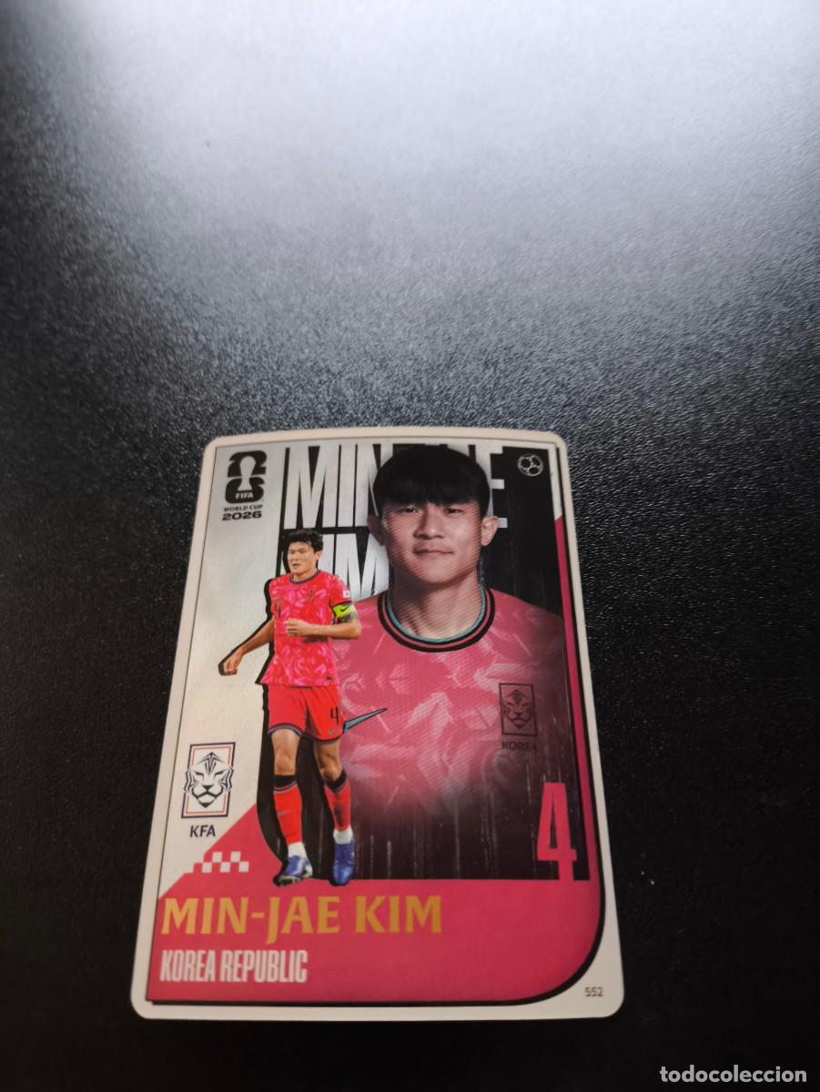 Fu&szlig;ball-Sticker: 552 Min-jae Kim KOREA PICTORIAL PANINI KAYOU FIFA WORLD CUP MUNDIAL 2026 N LIGA ESTE MEGACRACKS