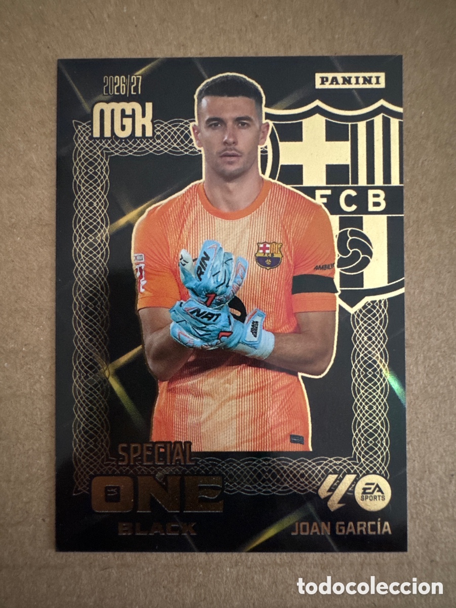 Fu&szlig;ball-Sticker: # Joan Garc&iacute;a FC Barcelona Special One Black Megacracks 26 27 2026 2027