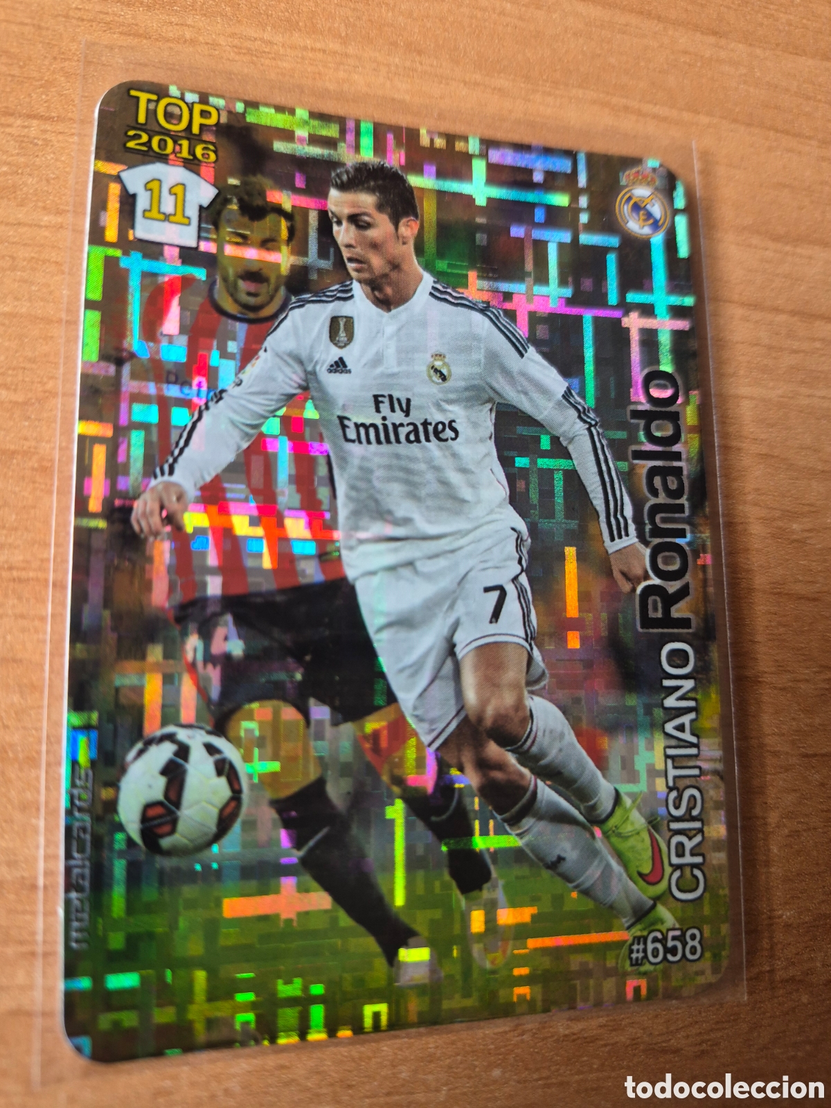 Cromos de f&uacute;tbol: Mundicromo 2015 2016 Ronaldo Top Tetris