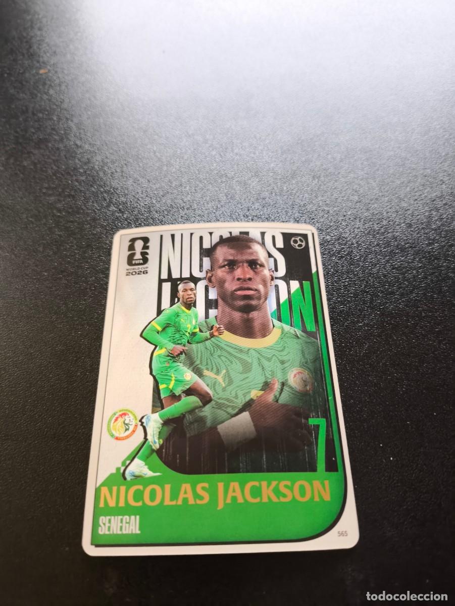 Cromos de f&uacute;tbol: 565 Nicolas Jackson SENEGAL PICTORIAL PANINI KAYOU FIFA WORLD CUP MUNDIAL 2026 N LIGA ESTE MGK