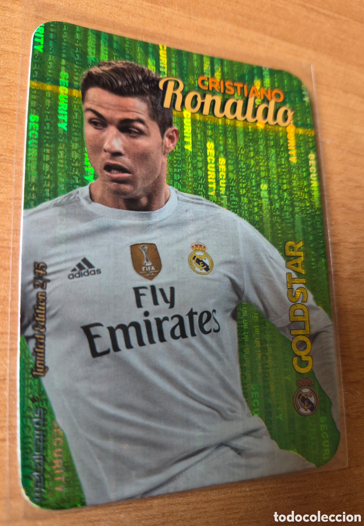 Cromos de f&uacute;tbol: Mundicromo 2015 2016 Ronaldo Gols Star Security