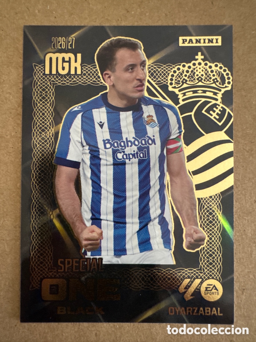 Cromos de f&uacute;tbol: # Oyarzabal Real Sociedad Special One Black Megacracks 26 27 2026 2027