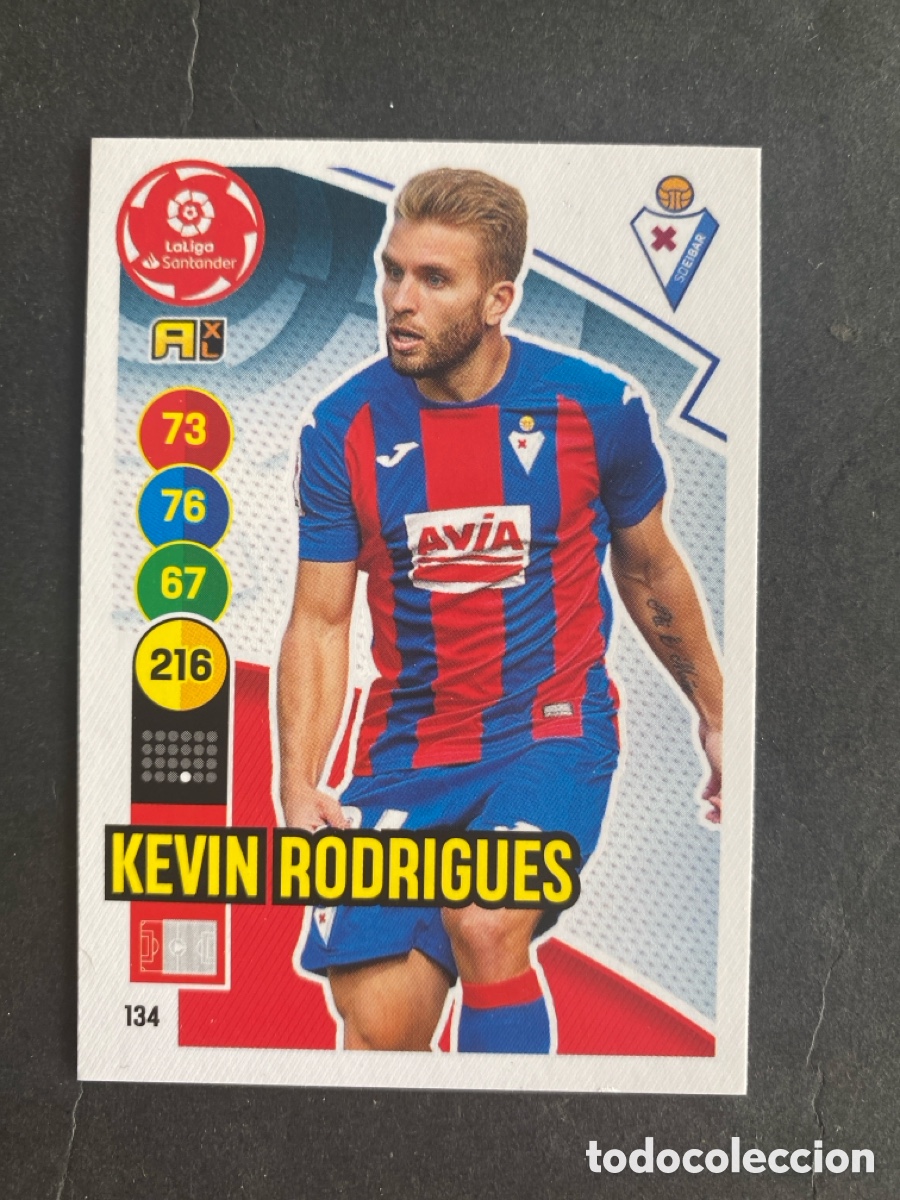 Cromos de f&uacute;tbol: Cromo Adrenalyn liga 20/21 Eibar N* 134