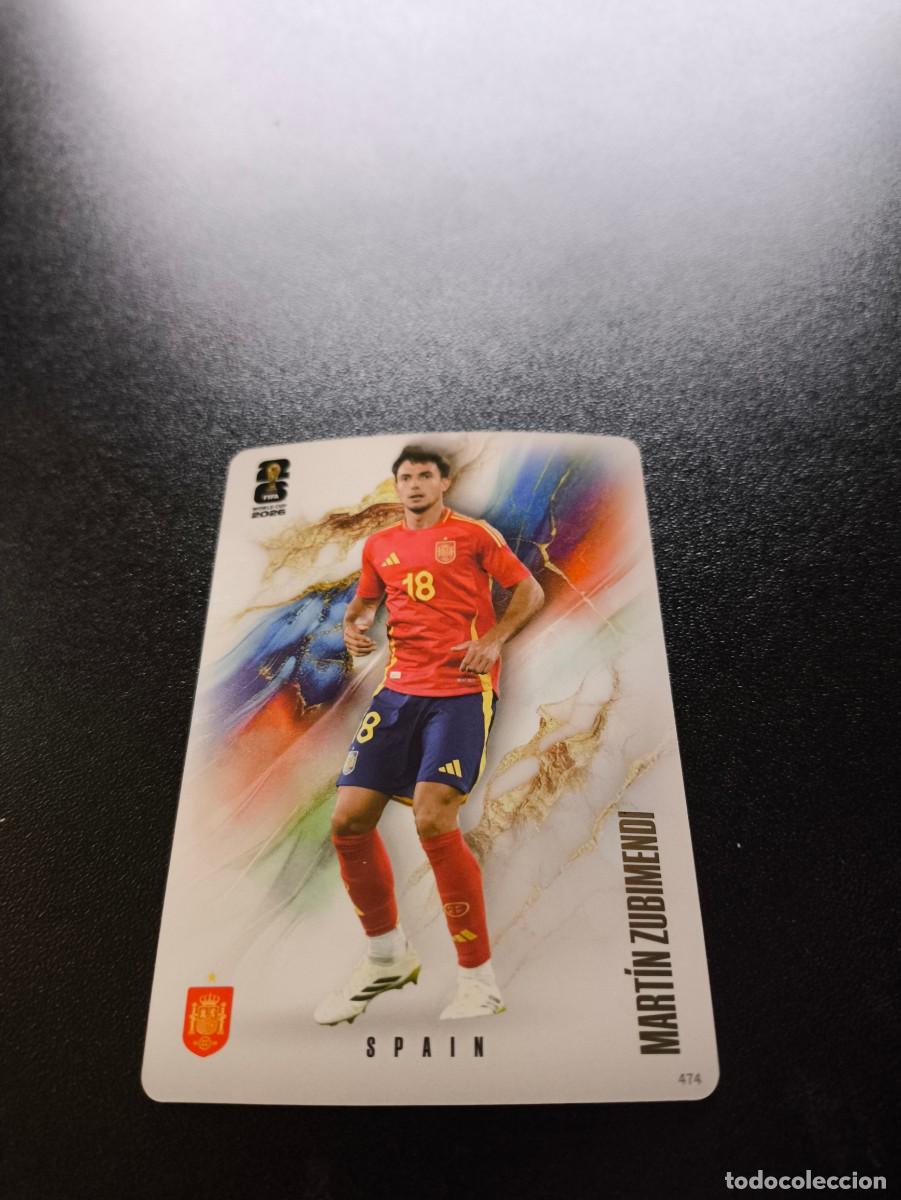 Cromos de f&uacute;tbol: 474 Mart&iacute;n Zubimendi ESPA&Ntilde;A COALITION PANINI KAYOU FIFA WORLD CUP MUNDIAL 2026 N LIGA ESTE MGK