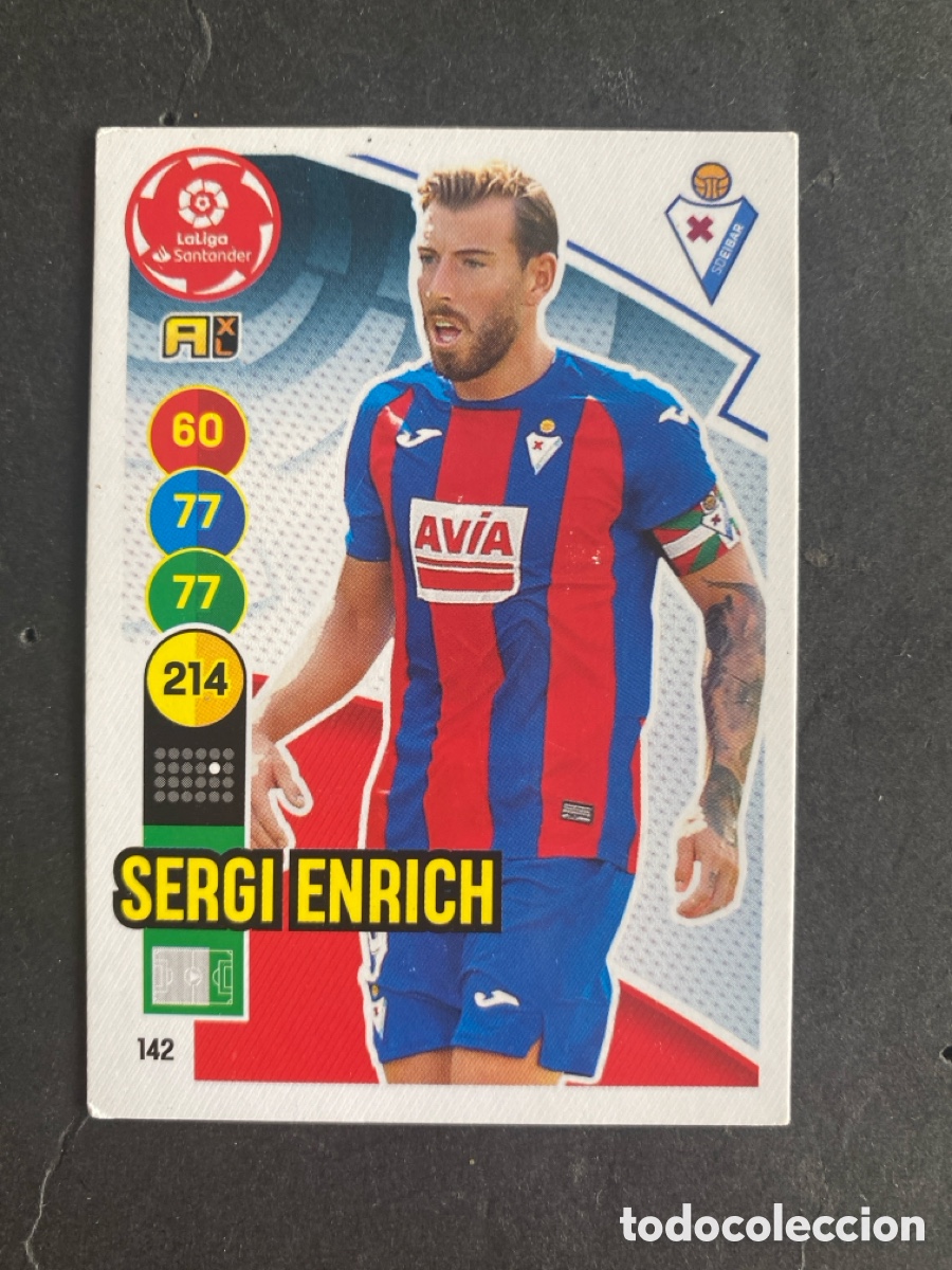 Cromos de f&uacute;tbol: Cromo Adrenalyn liga 20/21 Eibar N* 142