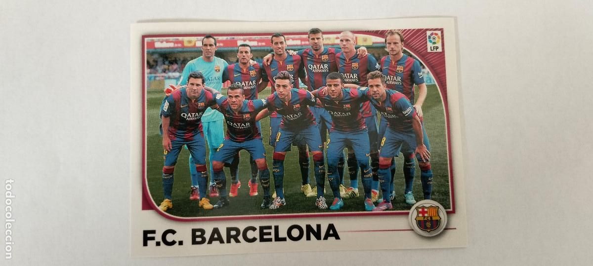 Cromos de f&uacute;tbol: LIGA ESTE 2014 - 15 ALINEACION BARCELONA 21 . CROMO DESCATALOGADO -- LEER ANUNCIO.