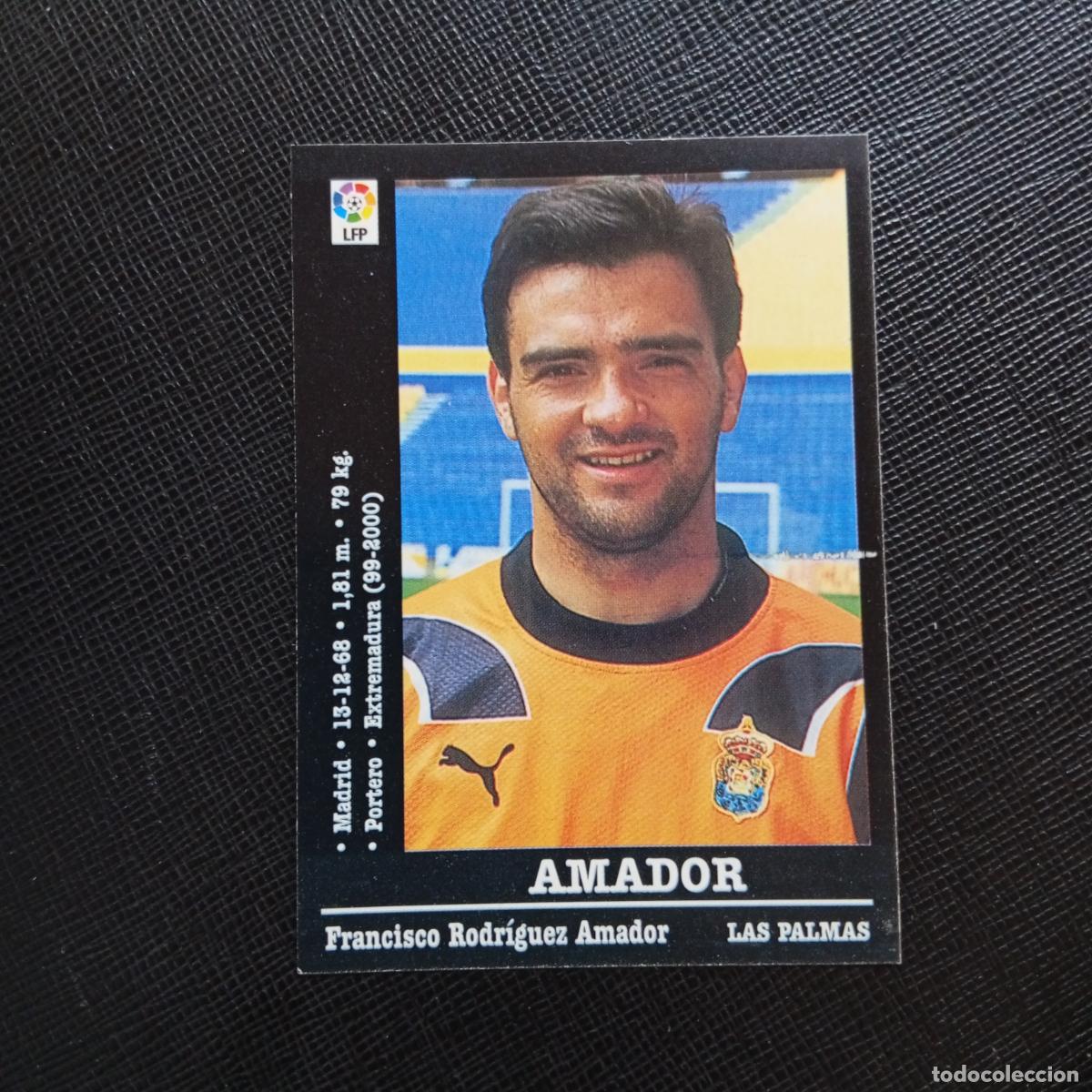 Cromos de f&uacute;tbol: 306 AMADOR LAS PALMAS PANINI 00 01 CROMO FUTBOL LIGA 2000 2001 - SIN PEGAR - A71 PG53