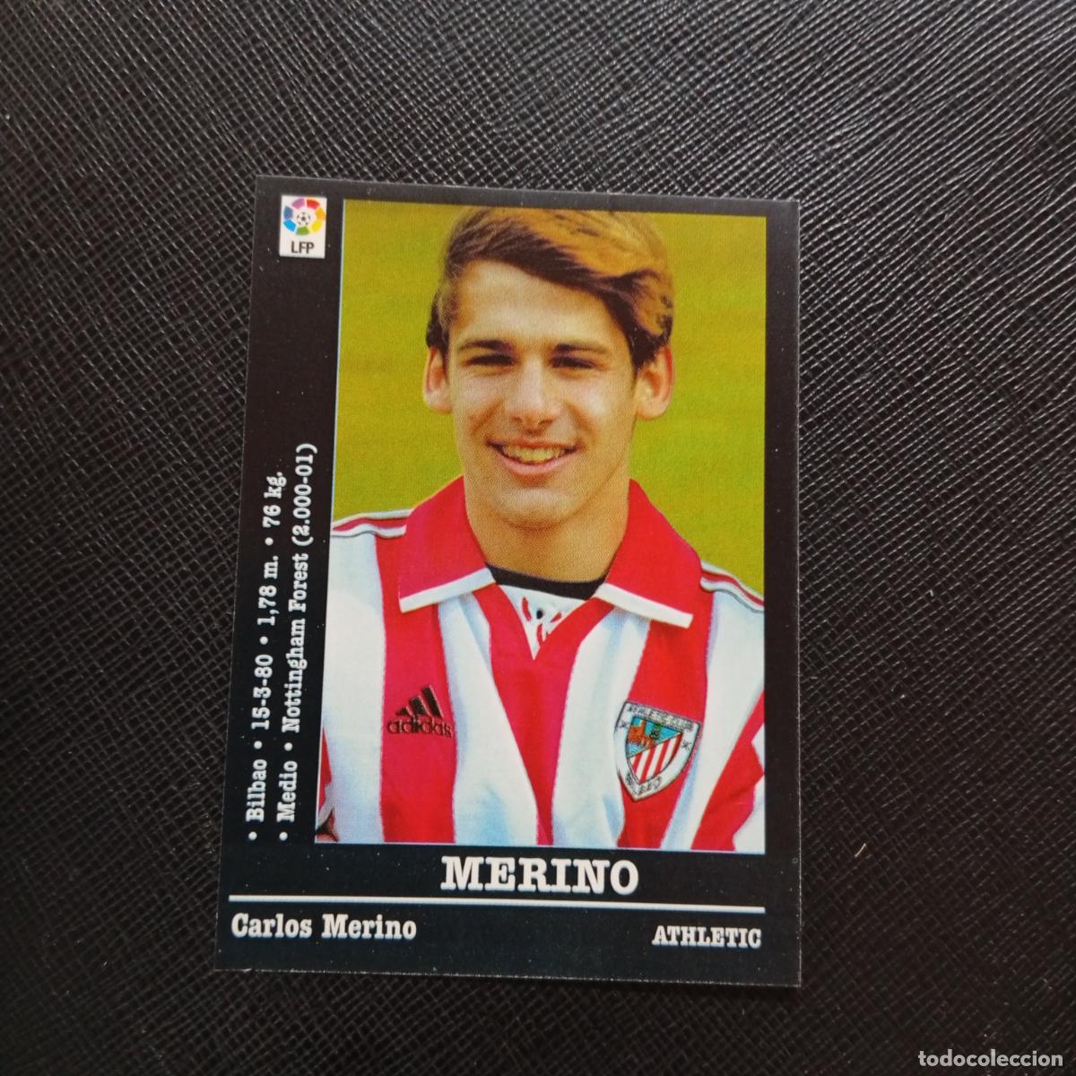 Cromos de f&uacute;tbol: 181 MERINO BILBAO PANINI 00 01 CROMO FUTBOL LIGA 2000 2001 - SIN PEGAR - A71 PG53