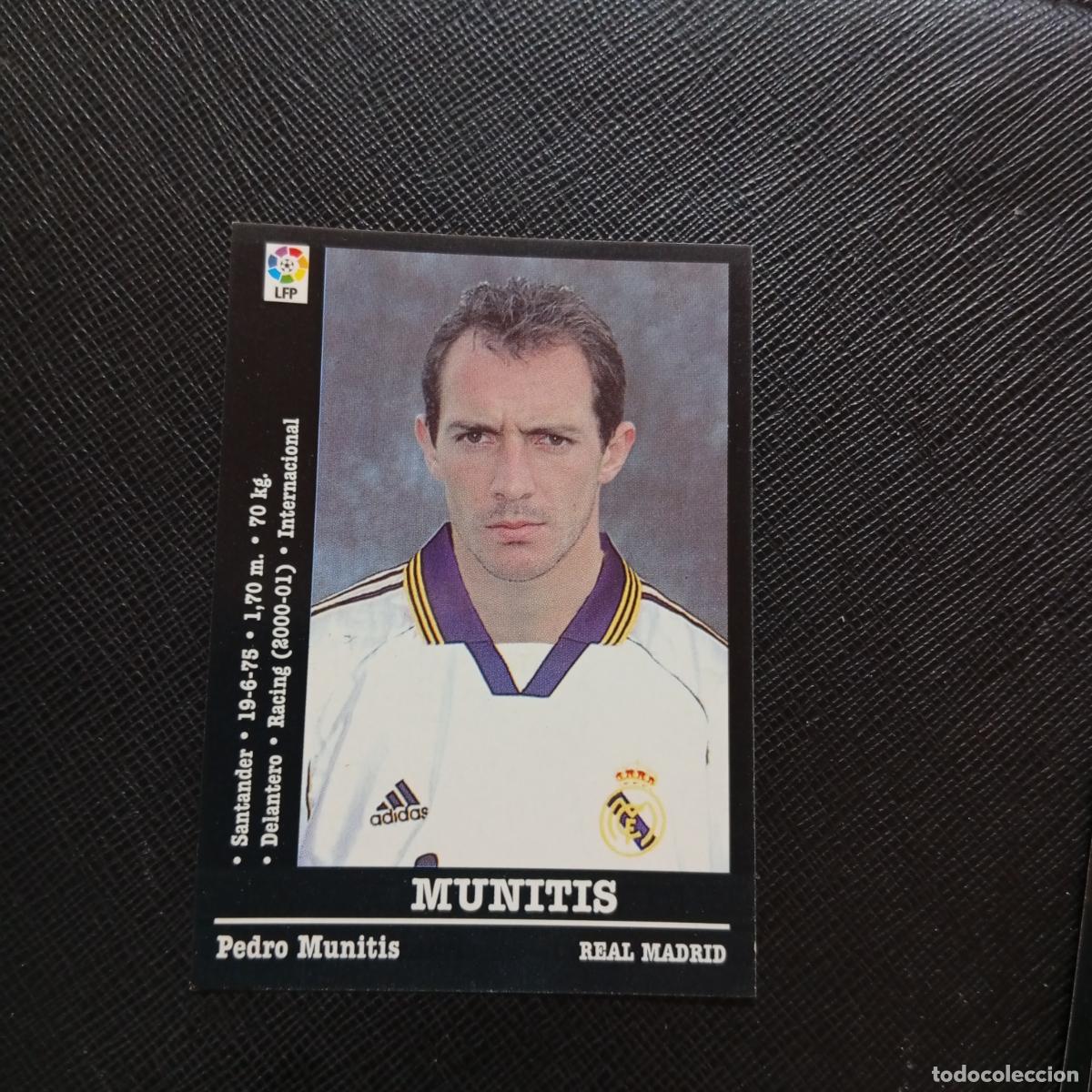 Cromos de f&uacute;tbol: MUNITIS REAL MADRID PANINI 00 01 CROMO FUTBOL LIGA 2000 2001 - SIN PEGAR - A71 PG53 ULTIMO FICHAJE