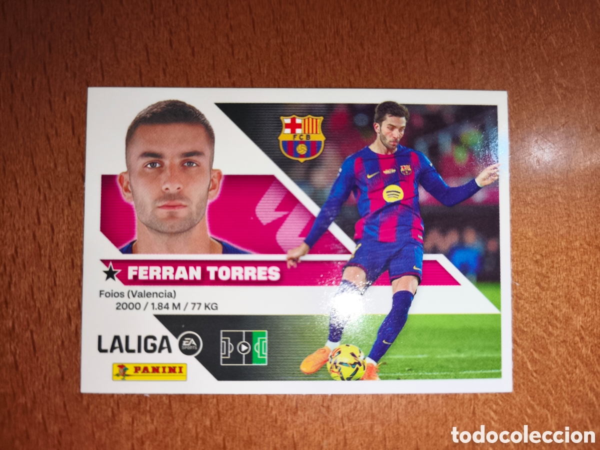 Cromos de f&uacute;tbol: Ferran Torres n&deg;18 liga este 26/27 Barcelona