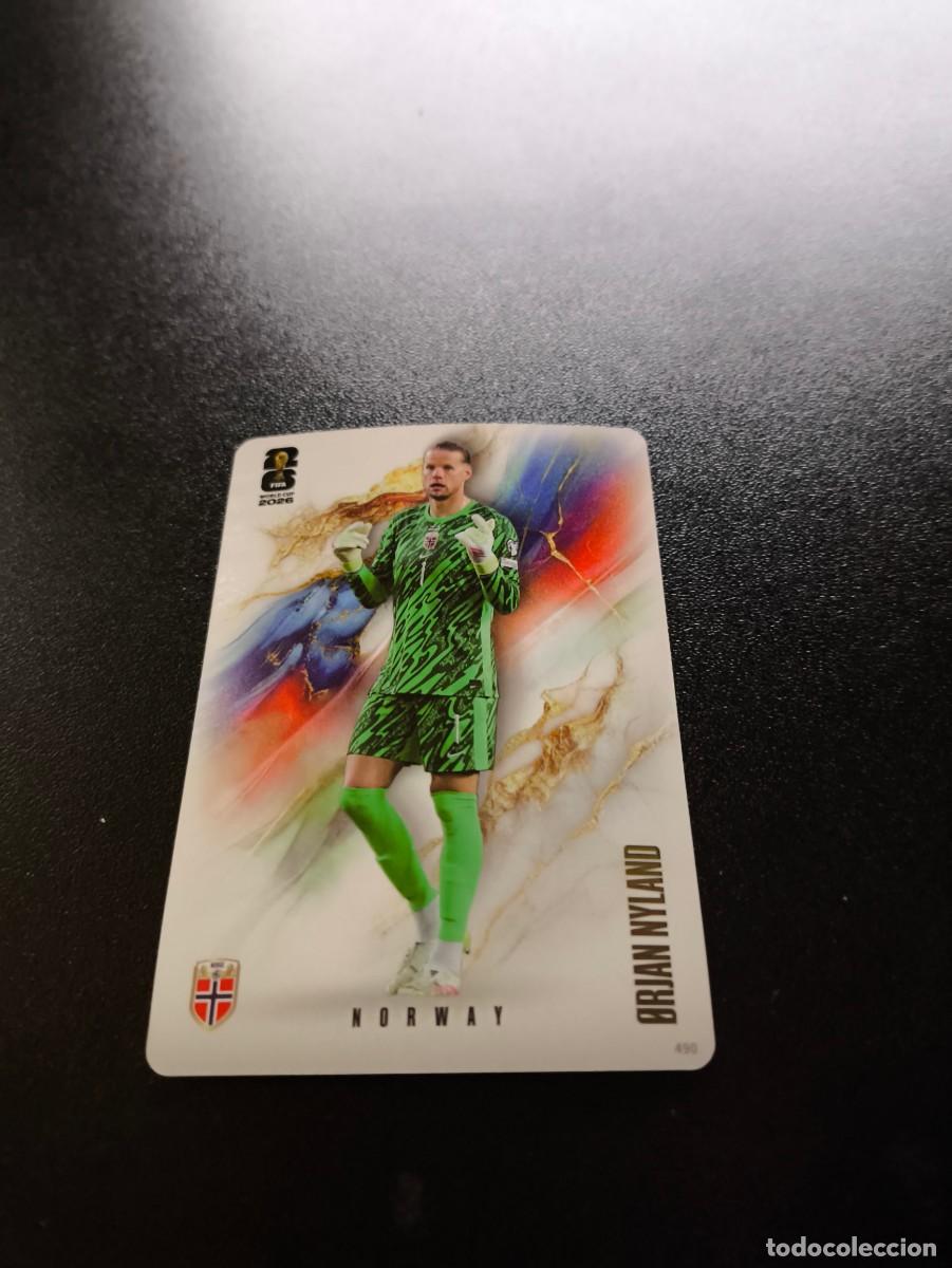 Cromos de f&uacute;tbol: 490 &Oslash;rjan Nyland NORWAY COALITION PANINI KAYOU FIFA WORLD CUP MUNDIAL 2026 N LIGA ESTE MGK