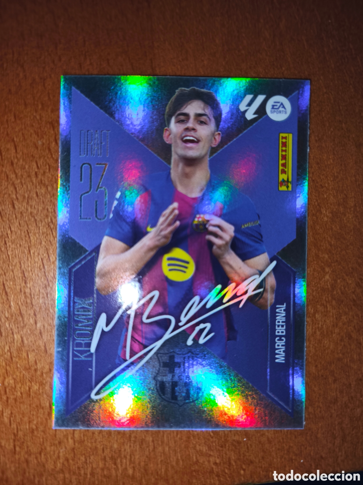 Cromos de f&uacute;tbol: Marc Bernal n&deg;K15 DRAFT 23 KROMIX liga este 26/27 Barcelona