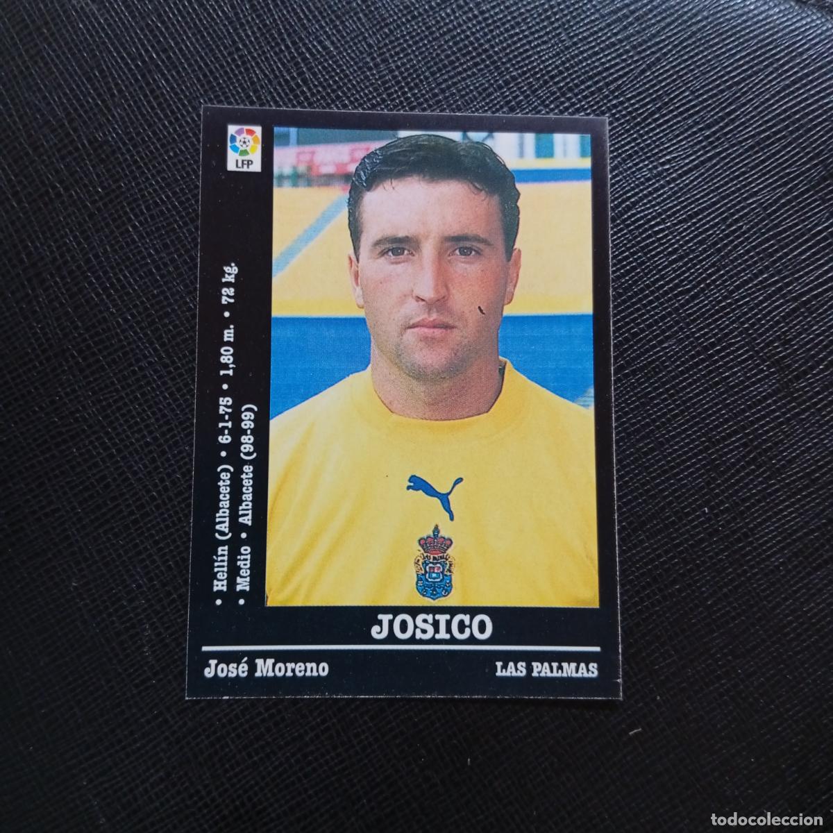 Cromos de f&uacute;tbol: 298 JOSICO LAS PALMAS PANINI 00 01 CROMO FUTBOL LIGA 2000 2001 - SIN PEGAR - A71 PG53