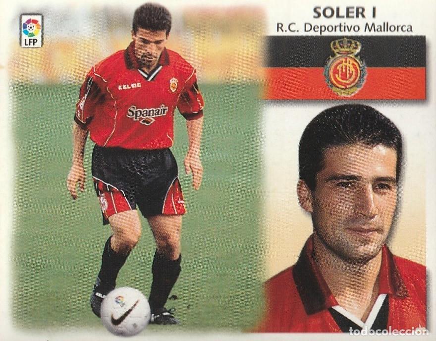 Cromos de f&uacute;tbol: ESTE 99-00 SOLER I. NUNCA PEGADO.