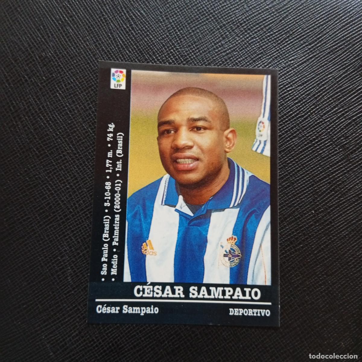 Cromos de f&uacute;tbol: CESAR SAMAPIO DEPORTIVO PANINI 00 01 CROMO FUTBOL LIGA 2000 2001 - SIN PEGAR A71 PG55 NUEVO FICHAJE