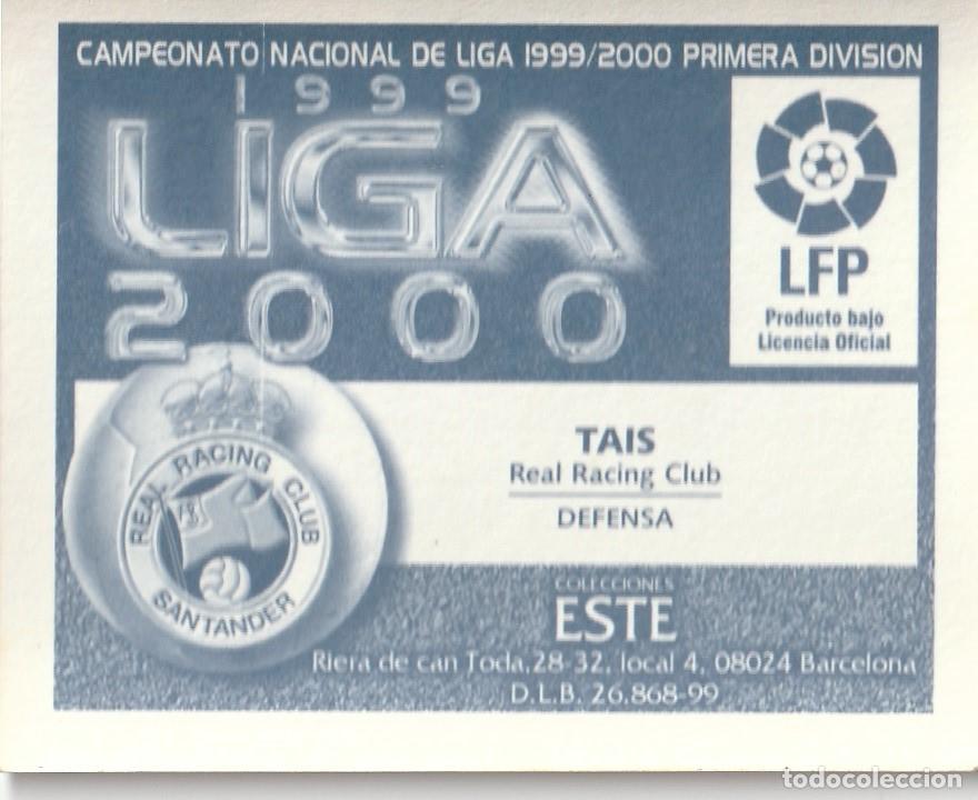Cromos de f&uacute;tbol: ESTE 99-00 TAIS. NUNCA PEGADO. - Foto 2