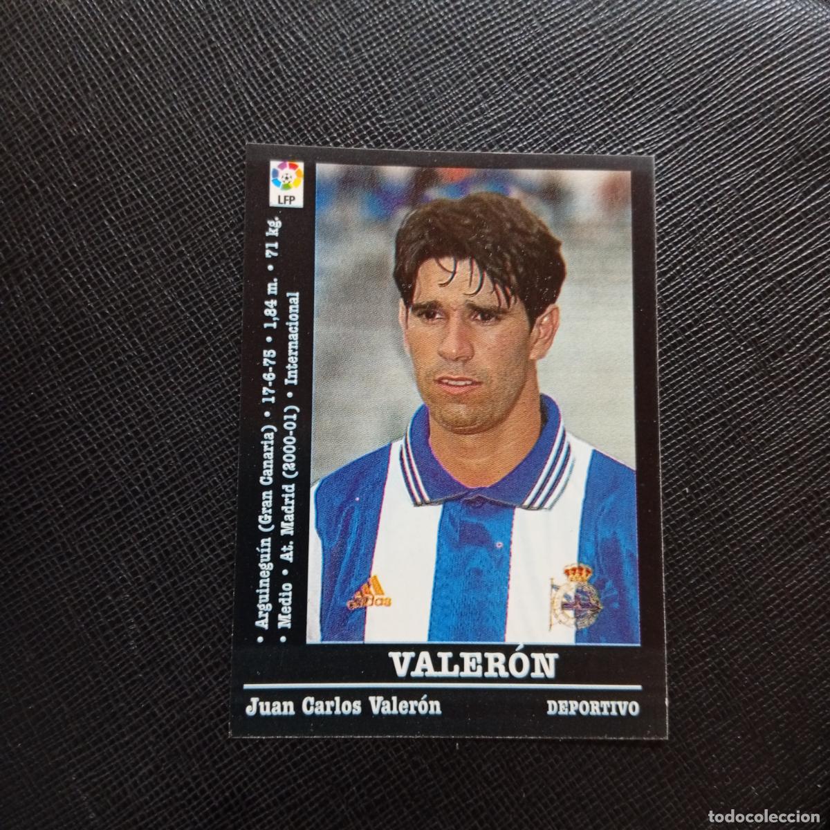 Cartes &agrave; collectionner de Football: 10A 10 VALERON DEPORTIVO PANINI 00 01 CROMO FUTBOL LIGA 2000 2001 - SIN PEGAR - A71 PG56